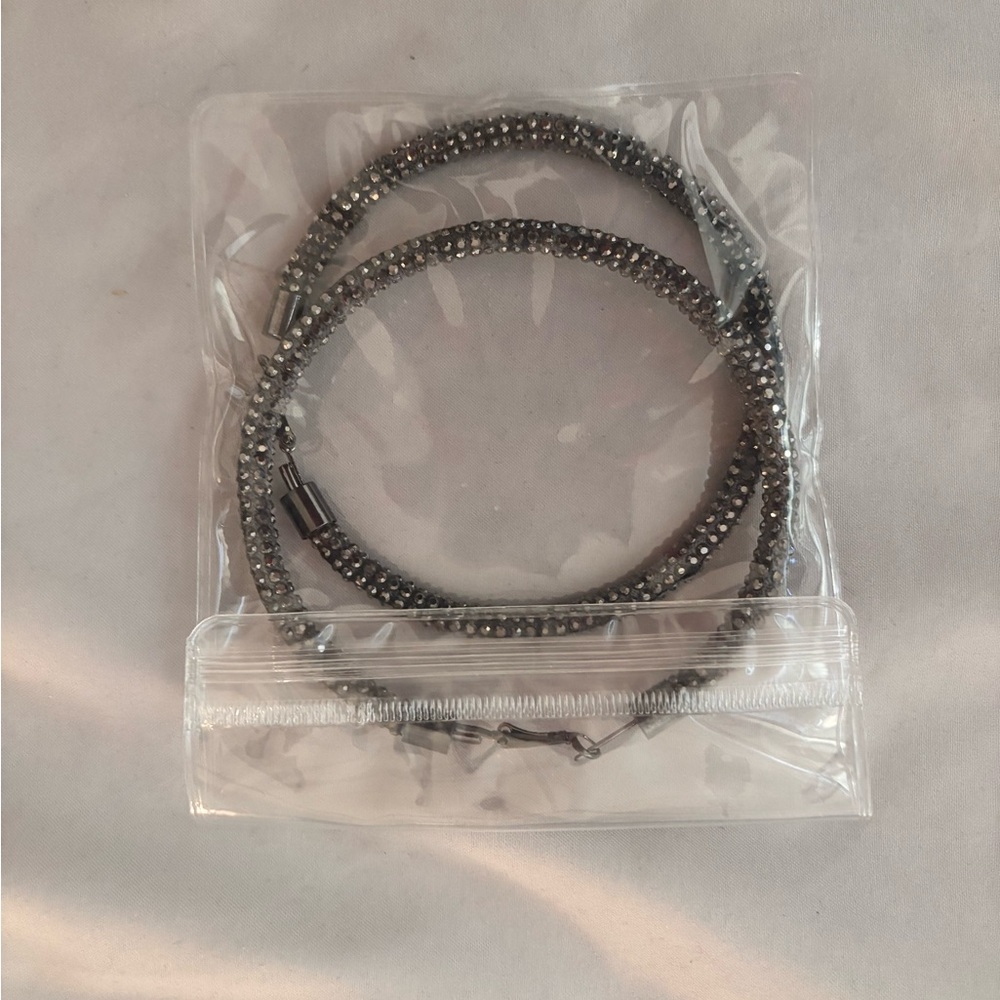 Elegant Black Beaded Necklace
